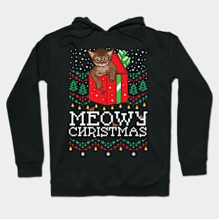 Meowy Christmas Hoodie